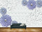 Avikalp MWZ1654 Purple White Flowers HD Wallpaper