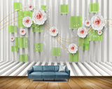 Avikalp MWZ1670 White Pink Flowers HD Wallpaper