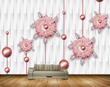 Avikalp MWZ1714 Peach Flowers HD Wallpaper