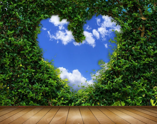 Avikalp MWZ1736 Bushes Clouds 3D HD Wallpaper