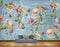 Avikalp MWZ1753 White Pink Flowers Birds Butterflies HD Wallpaper