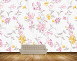 Avikalp MWZ1757 Pink Yellow Flowers HD Wallpaper