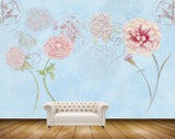 Avikalp MWZ1768 Peach Flowers 3D HD Wallpaper