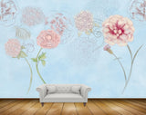 Avikalp MWZ1768 Peach Flowers 3D HD Wallpaper