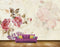 Avikalp MWZ1769 Pink Flowers Leaves HD Wallpaper