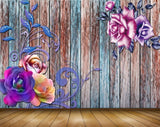 Avikalp MWZ1791 Pink Purple Flowers 3D HD Wallpaper