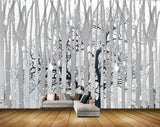 Avikalp MWZ1794 Black White Branches Tree 3D HD Wallpaper