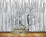 Avikalp MWZ1794 Black White Branches Tree 3D HD Wallpaper