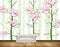 Avikalp MWZ1797 Pink Flowers Trees HD Wallpaper