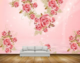 Avikalp MWZ1832 Pink Flowers HD Wallpaper