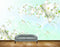 Avikalp MWZ1833 White Green Flowers HD Wallpaper