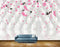 Avikalp MWZ1860 Pink Flowers Birds HD Wallpaper