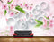 Avikalp MWZ1861 Pink Flowers River HD Wallpaper