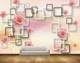 Avikalp MWZ1863 Pink Flowers HD Wallpaper