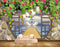 Avikalp MWZ1870 Pink Flowers Swans Butterflies HD Wallpaper