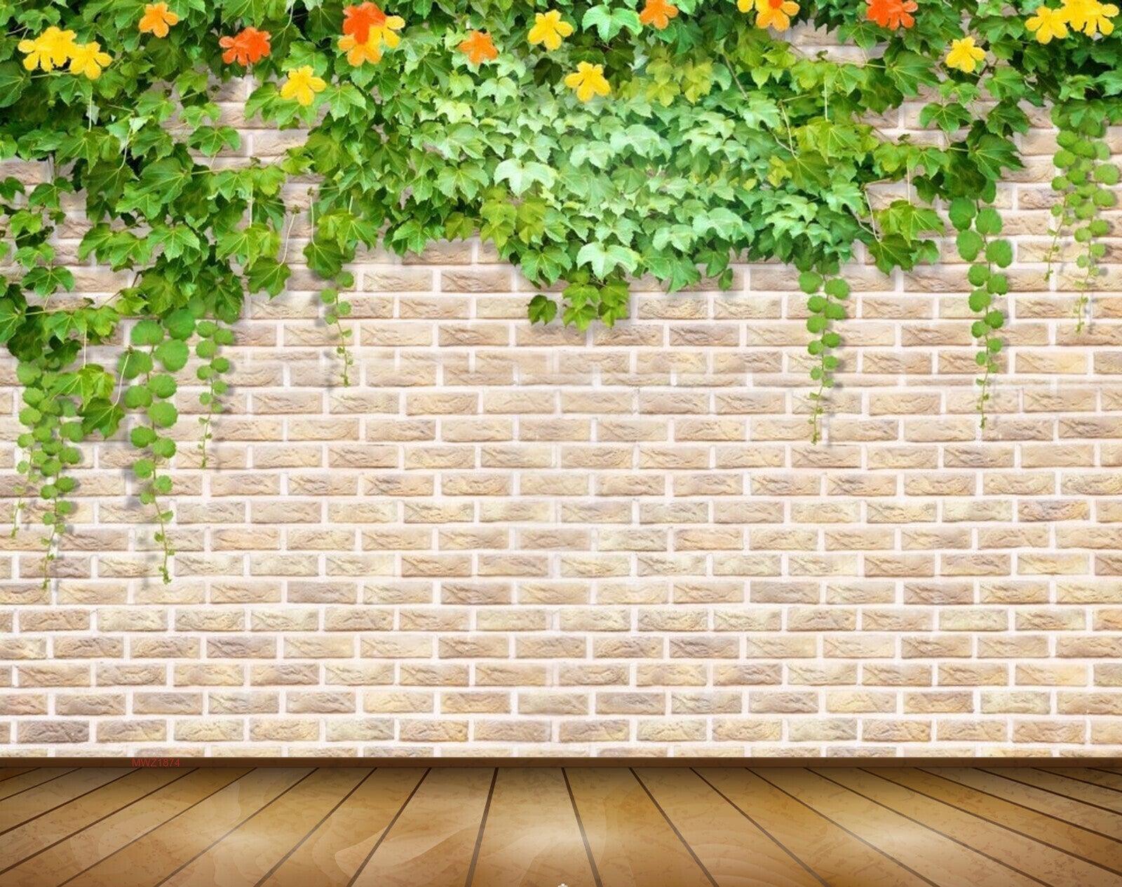 Avikalp MWZ1874 Creepers Leaves 3D HD Wallpaper