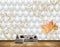 Avikalp MWZ1918 Pink Orange Flowers Pearls HD Wallpaper