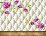 Avikalp MWZ1919 Pink Rose Flowers 3D HD Wallpaper