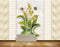 Avikalp MWZ1922 Yellow Flowers Leaves Butterflies HD Wallpaper