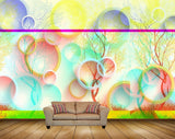 Avikalp MWZ1972 Trees Bubbles HD Wallpaper