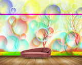 Avikalp MWZ1972 Trees Bubbles 3D HD Wallpaper