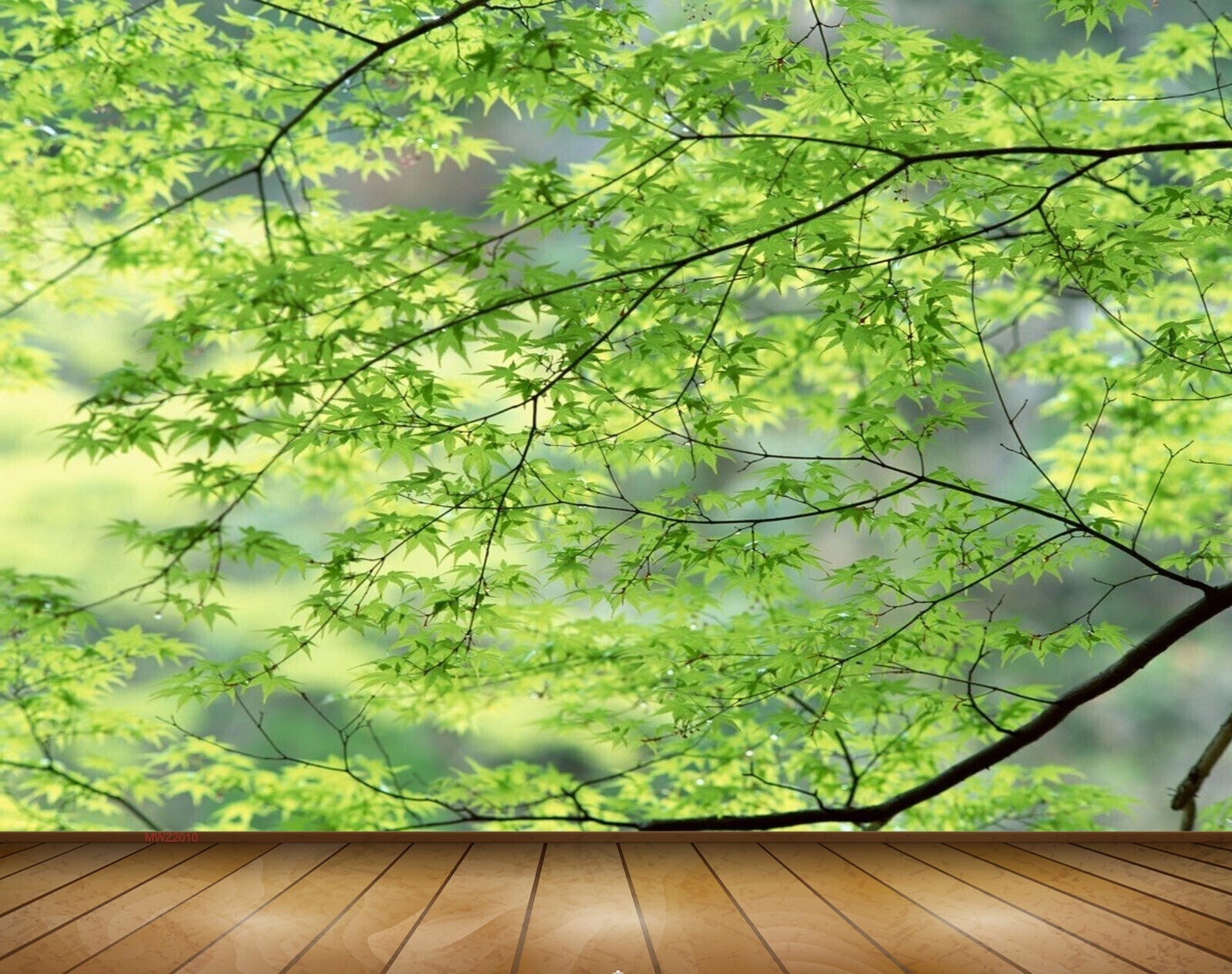 Avikalp MWZ2010 Trees Branches Leaves 3D HD Wallpaper