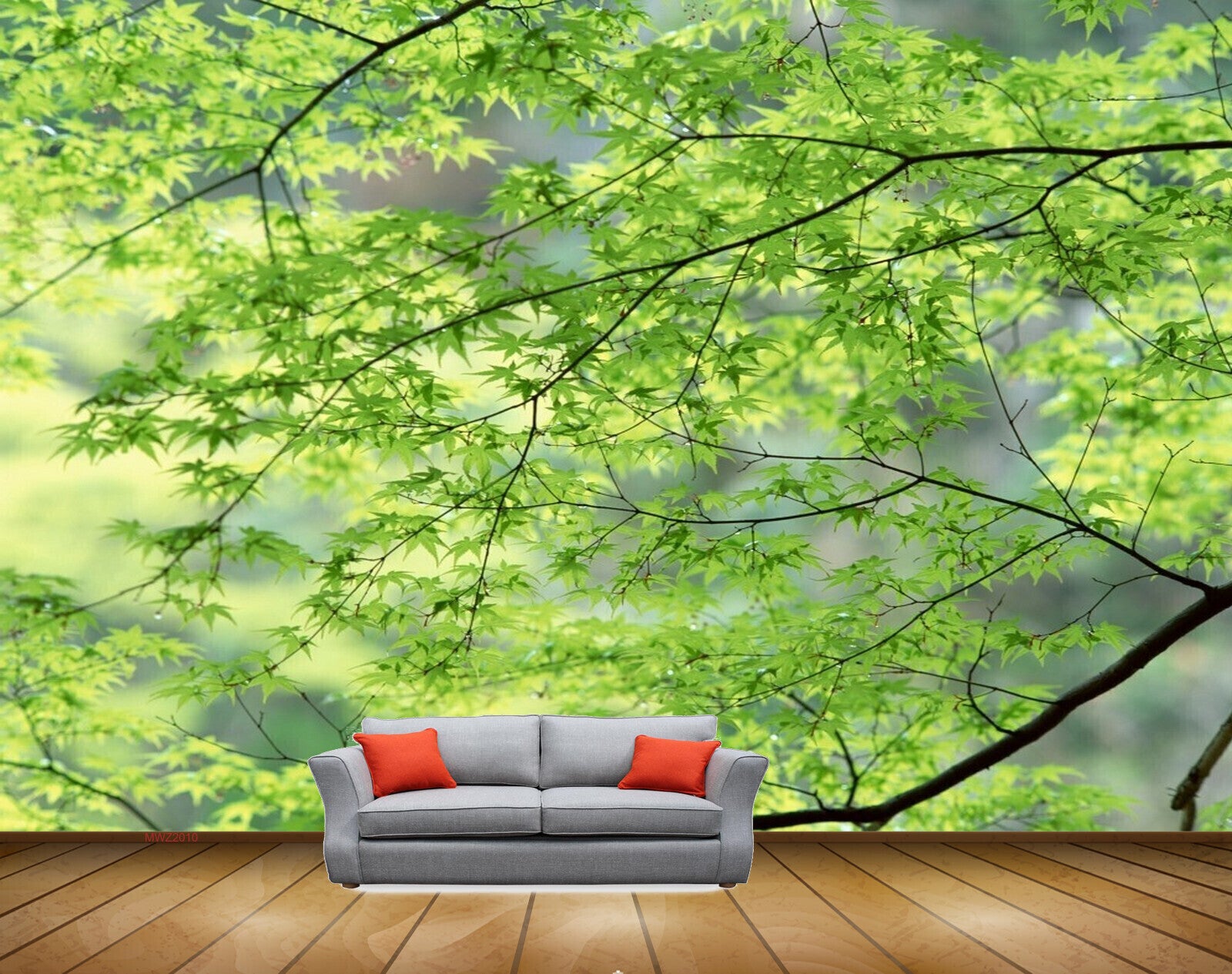 Avikalp MWZ2010 Trees Branches Leaves 3D HD Wallpaper