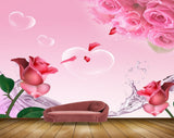 Avikalp MWZ2020 Pink Rose Flowers HD Wallpaper