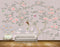 Avikalp MWZ2034 Pink White Flowers Birds HD Wallpaper