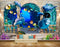Avikalp MWZ2054 Dolphins Fishes Tortoise Turtle Plants Ocean Underwater Undersea Marine HD Wallpaper
