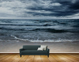Avikalp MWZ2078 Dark Sea Beach Ocean Calm Quiet Water HD Wallpaper