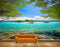 Avikalp MWZ2101 Sea Trees Fishes Anemones Boats Island HD Wallpaper