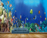 Avikalp MWZ2103 Sea Fishes Anemones Underwater Ocean HD Wallpaper