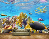 Avikalp MWZ2107 Sea Fishes Stones Underwater Ocean HD Wallpaper
