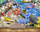 Avikalp MWZ2111 Sea Fishes Anemones Starfish Underwater Ocean Water HD Wallpaper