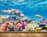 Avikalp MWZ2112 Sea Fishes Whales Anemones Underwater Ocean HD Wallpaper