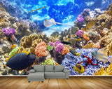 Avikalp MWZ2117 Sea Fishes Anemones Sharks Starfish Underwater Ocean HD Wallpaper