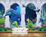 Avikalp MWZ2118 Sea Fishes Whales Plants Underwater Ocean HD Wallpaper