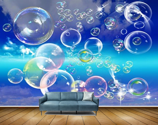 Avikalp MWZ2147 Sea Water Bubbles HD Wallpaper