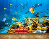 Avikalp MWZ2178 Sea Fishes Stones Underwater Water Ocean HD Wallpaper