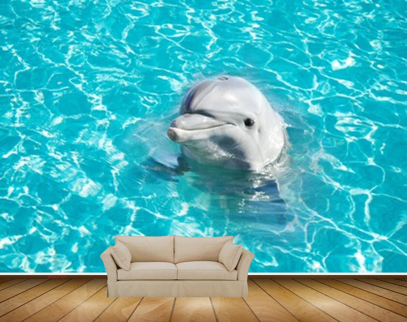 Avikalp MWZ2183 Sea Dolphins Water HD Wallpaper