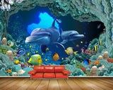 Avikalp MWZ2222 Sea Fishes Stones Underwater Water Ocean HD Wallpaper