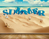 Avikalp MWZ2255 Sand Starfish Bottle Summer Sign HD Wallpaper