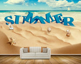 Avikalp MWZ2255 Sand Starfish Bottle Summer Sign HD Wallpaper