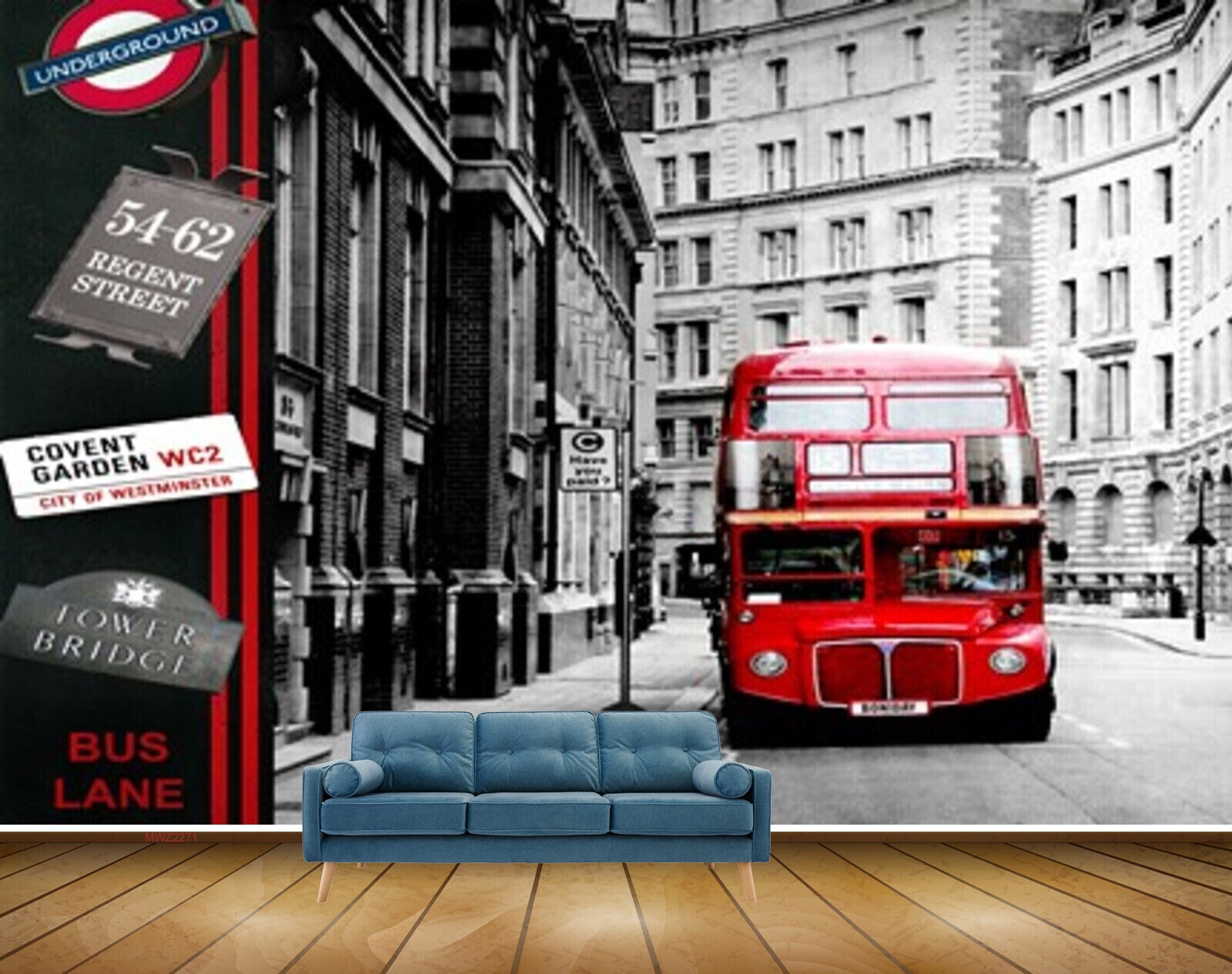 Avikalp MWZ2271 Red Buses Buildings Road City Travel HD Wallpaper
