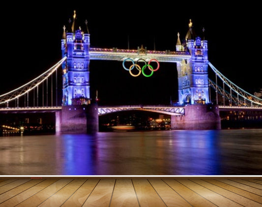 Avikalp MWZ2275 Olympics Bridge Pond London City HD Wallpaper