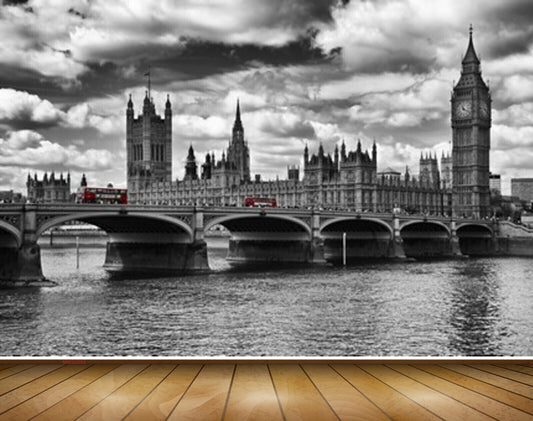 Avikalp MWZ2283 Clouds Monuments Bridges London Bridge Greyscale Travel City HD Wallpaper