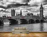 Avikalp MWZ2283 Clouds Monuments Bridges London Bridge Greyscale Travel City HD Wallpaper