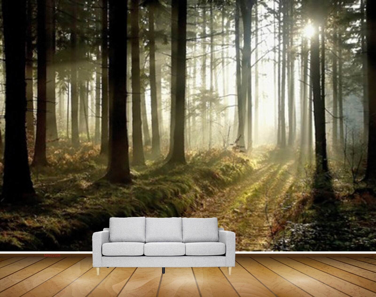 Avikalp MWZ2395 Trees Sunlight Branches Forest HD Wallpaper