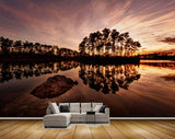 Avikalp MWZ2403 Sunlight Trees Stones River HD Wallpaper